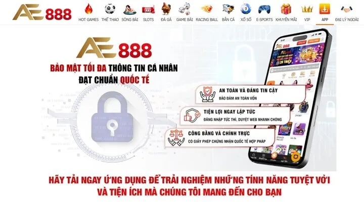 Tải app AE888 - Hướng dẫn cài đặt nhanh chỉ trong 1 phút
